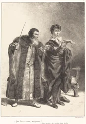 Polonius en Hamlet (Act II, Scene II)