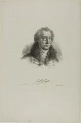 Portret van Goethe, uit Faust