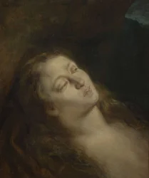De heilige Maria Magdalena in de woestijn, 1845
