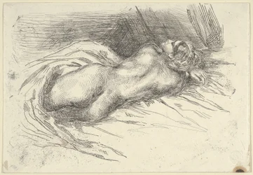 Studie van een Vrouw van Achteren Bekeken, 1833