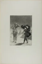 De geest op het perron, plaat 3 uit Hamlet