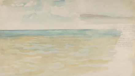 De zee bij Dieppe, ca. 1852-54
