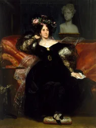 Portret van Mme Jules-Antoine Droz