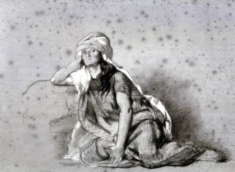Berbervrouw in de Sahel