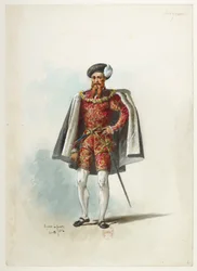 Btv1b84558104 06 - Saint-Saëns - Henry VIII - Kostuummodellen - Lacoste - 6. Seigneur