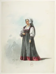 Btv1b84558104 23 - Saint-Saëns - Henry VIII - Maquettes de costumes - Lacoste - 23e Kostuum