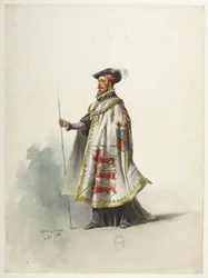 Btv1b84558104 24 - Saint-Saëns - Henry VIII - Maquettes de costumes - Lacoste - 24e Kostuum