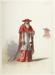 Btv1b84558104 27 - Saint-Saëns - Henry VIII - Kostuummodellen - Lacoste - 27. Prelaat