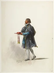 Btv1b84558104 34 - Saint-Saëns - Henry VIII - Maquettes de costumes - Lacoste - 34. Kostuum