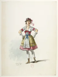 Btv1b84558104 39 - Saint-Saëns - Henry VIII - Maquettes de costumes - Lacoste - 39e Kostuum