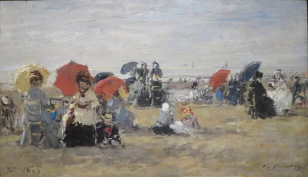Strand bij Trouville