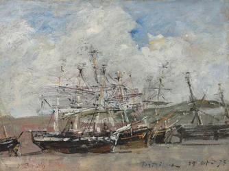 Portrieux. De haven bij eb