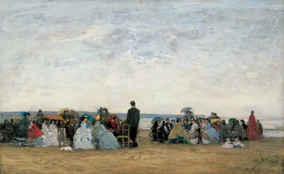 Het strand bij Trouville