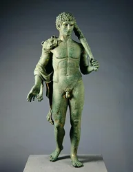 Jeugdige Hercules (verguld brons)