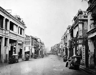 Queens Road, Hong Kong, ca. 1875