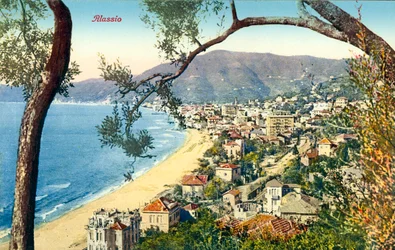 Uitzicht op Alassio (foto)
