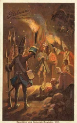 Beroemde momenten uit de Amerikaanse geschiedenis (kleurenlitho)