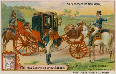 Franse koets onder het Eerste Keizerrijk