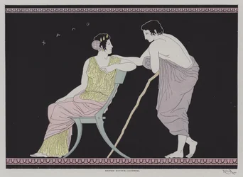 Illustratie van Oud-Grieks aardewerk