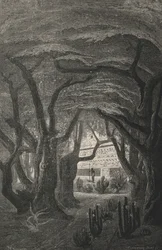 Jardins De Netzahuatlcoyotzin (gravure)