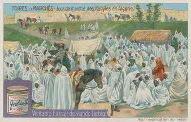 Kabyle marktdag in Algerije