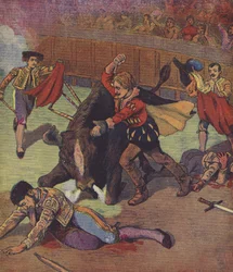 Klaus Störtebeker (kleurenlitho)