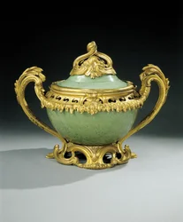 Louis XV pot-pourri vaas (ormolu-gemonteerd Chinees celadon porselein)