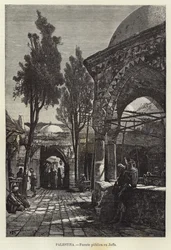 Palestina, Openbare fontein in Jaffa