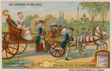 Promenade koets van de 17e eeuw