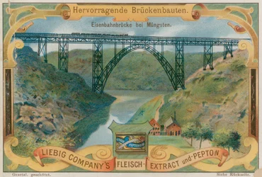 Spoorbrug bij Müngsten, Duitsland