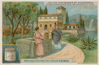 Romeinse villa aan de Tiber bij Tivoli