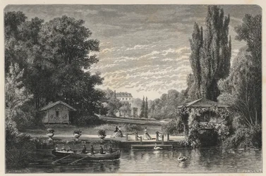 Saint-Gratien, aan Mme La Princesse Mathilde (gravure)