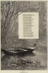 Het verblijf van de ijsvogel (gravure)