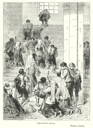 De Heilige Trap, Rome, augustus