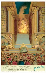 De dood van Zoroaster in de Vuurtempel