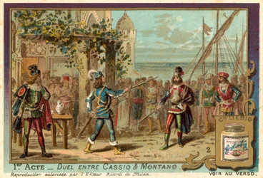 Het Duel van Cassio en Montano