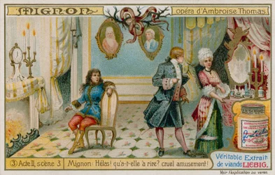 Wilhelm, Philine en Mignon