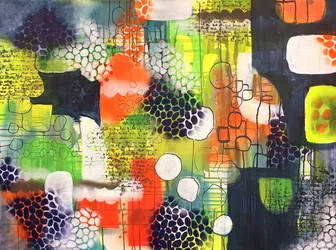 Levendige abstracte lagen