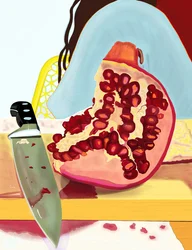 Granaatappel, Brooklyn (digitale kunst)