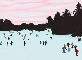Sleeën, Prospect Park (digitale kunst)