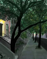 Top of Block, Brooklyn (digitale kunst)