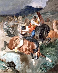 Gevecht van de ruiters, c1842-1896