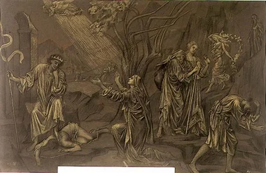 De vallei der schaduwen, ca. 1899