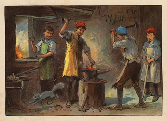 Kleine werkers: De smid