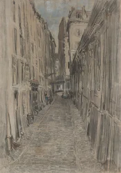 Straat in Parijs