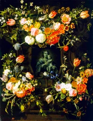 Madonna Omringd door Bloemen, 1662