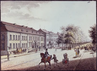 Uitzicht op het Operahuis, Berlijn