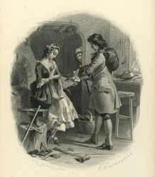 Barnaby Rudge: Dolly Varden en Joe Willet