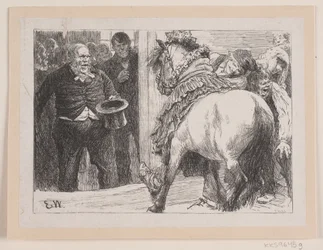 Illustratie voor "Herremandsbruden"