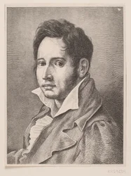 Portret van Oehlenschläger